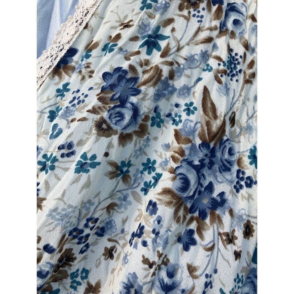 Vtg 90s Dress Size S Ditsy Floral Unicorn Jonathan Martin Grunge Babydoll Fairy - Picture 5 of 7